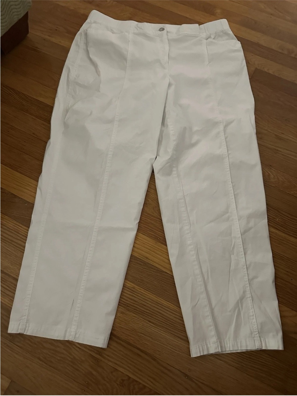 Chico's White Men's Cotton-Blend Chinos